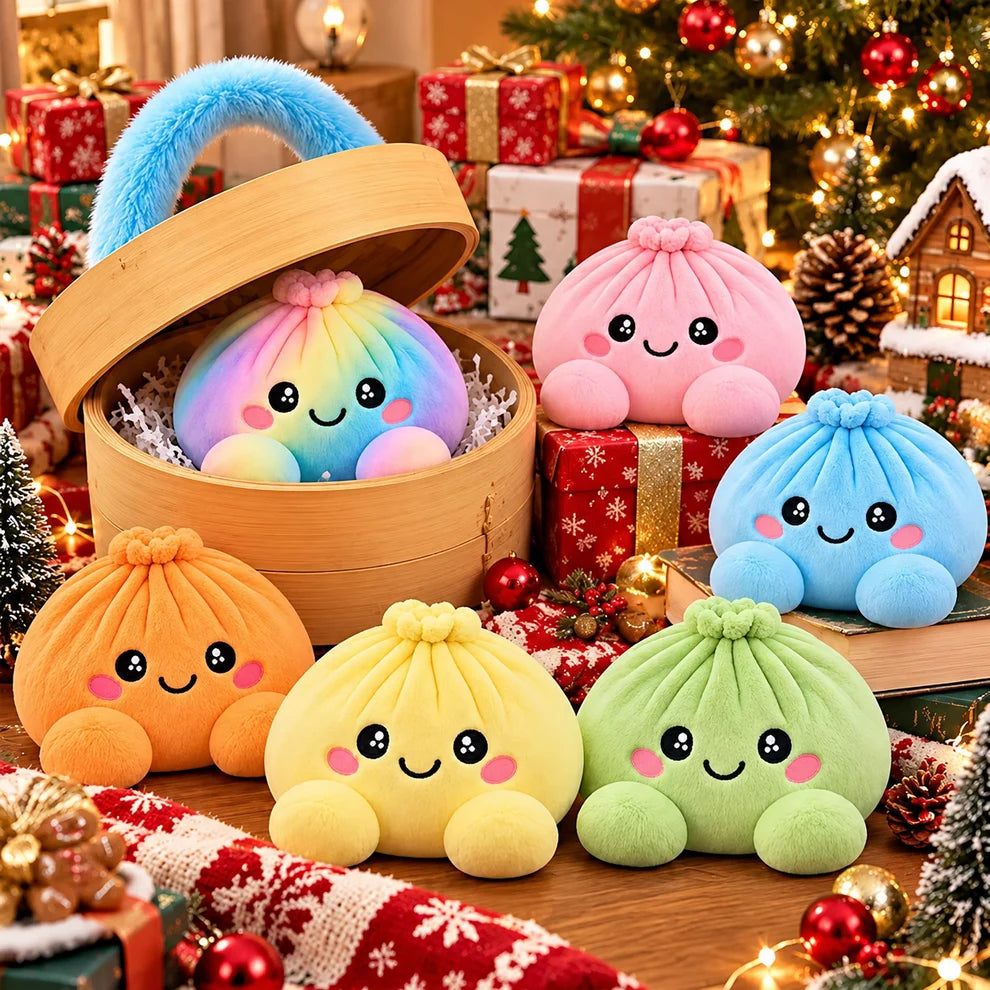 Mystery Dumpling Plush Toy – Cute Kawaii Surprise Blind Box