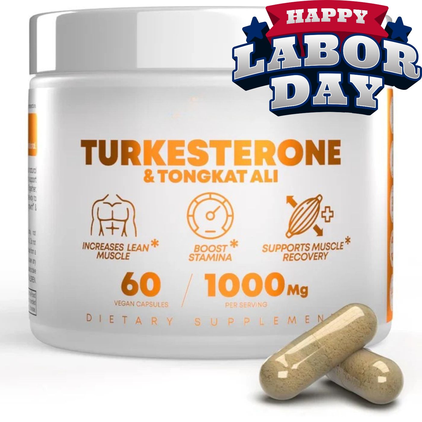 Turkesterone & Tongkat Ali - Testosterone Capsules