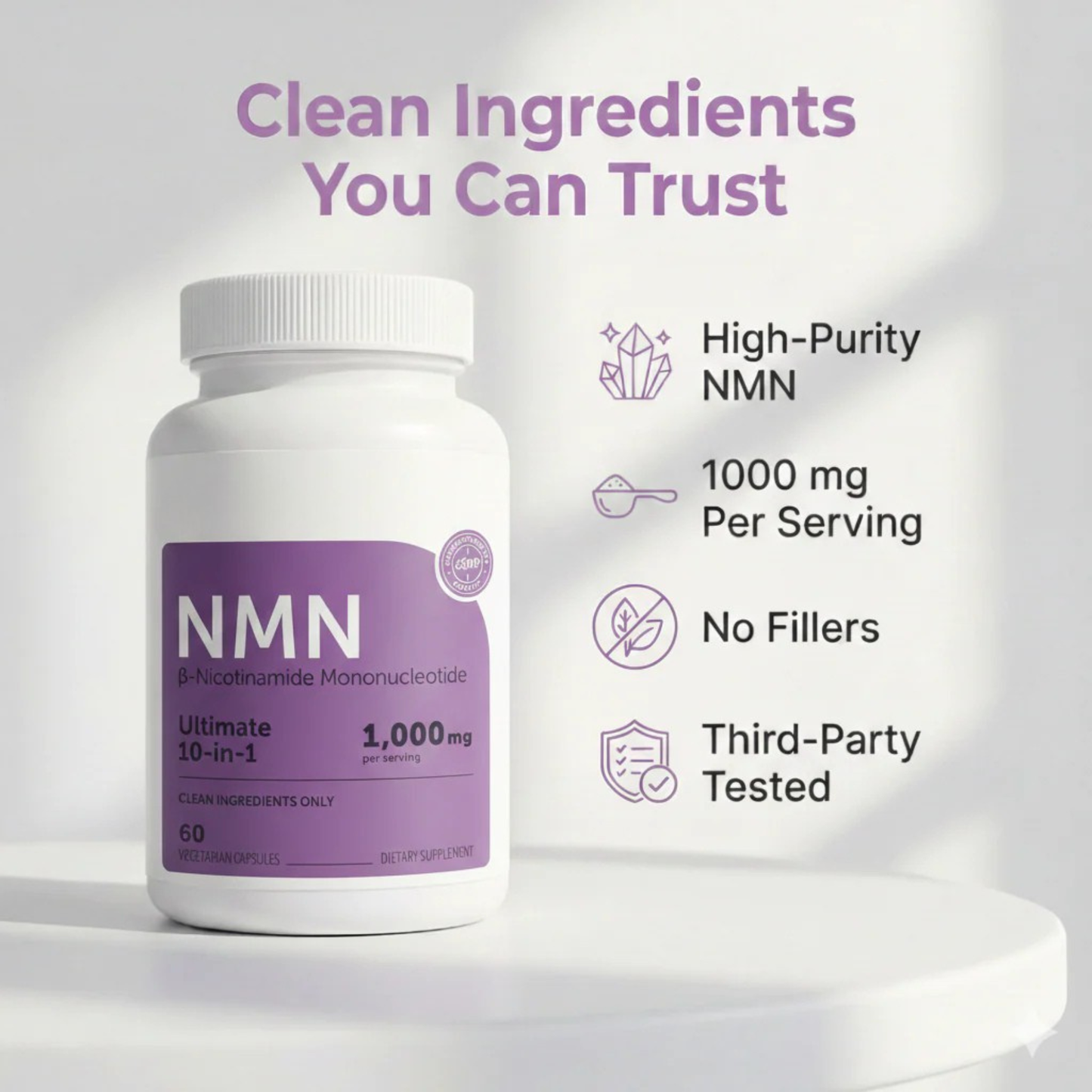 NMN 10-In-1 Anti-Aging Complex (60 Capsules)