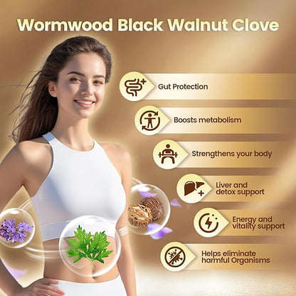 Wormwood, Black Walnut & Clove Softgels