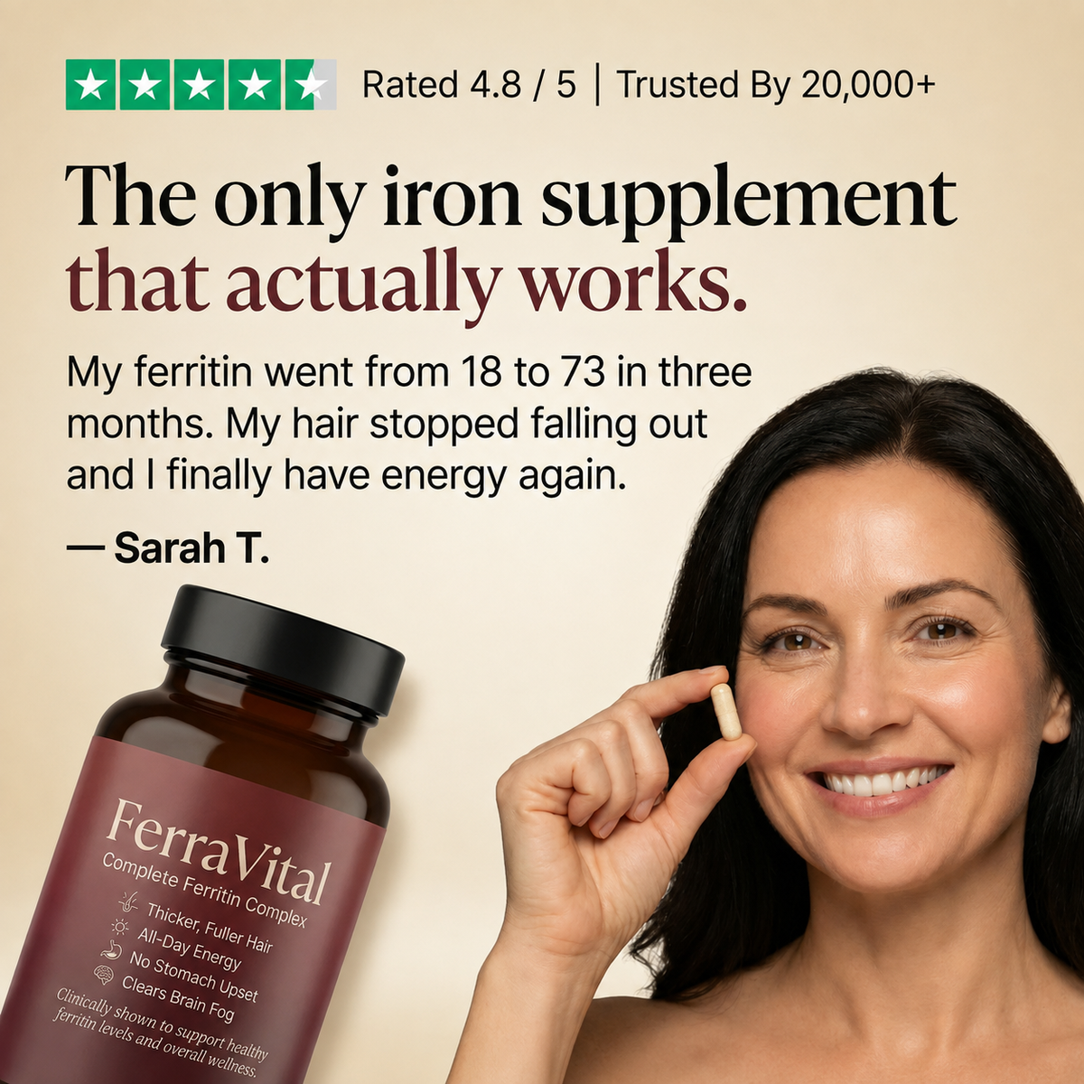 FerraVital Iron Complex — Hair, Energy & Focus