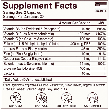 FerraVital Iron Complex — Hair, Energy & Focus