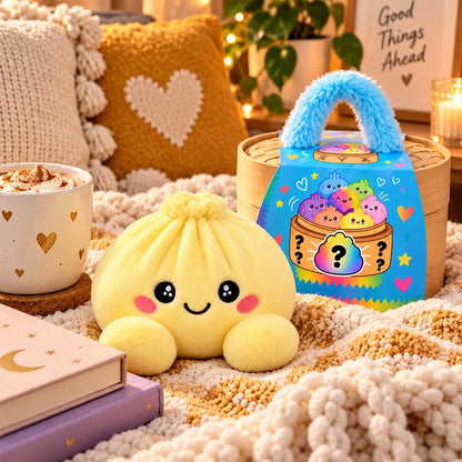 Mystery Dumpling Plush Toy – Cute Kawaii Surprise Blind Box