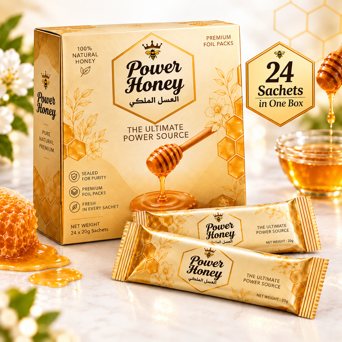Power Honey – Energy, Stamina & Vitality Support