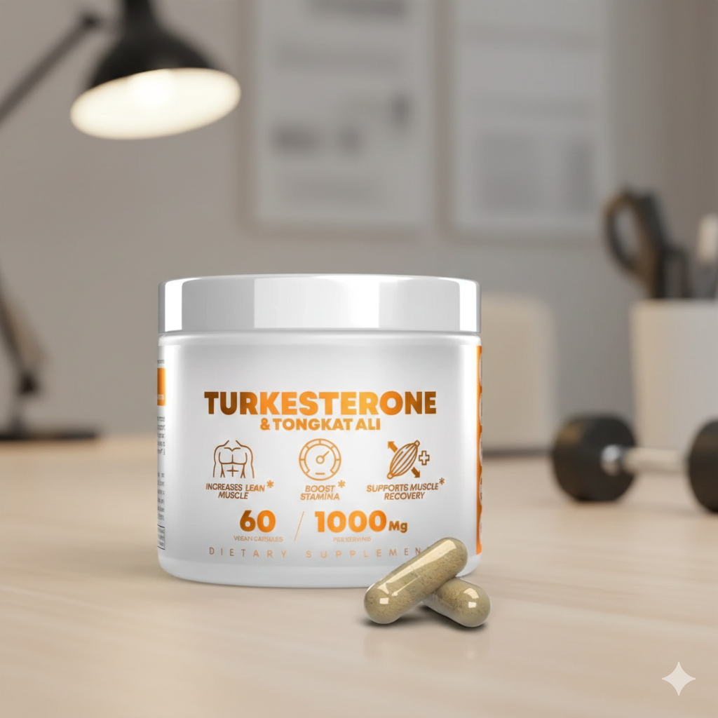 Turkesterone & Tongkat Ali - Testosterone Capsules