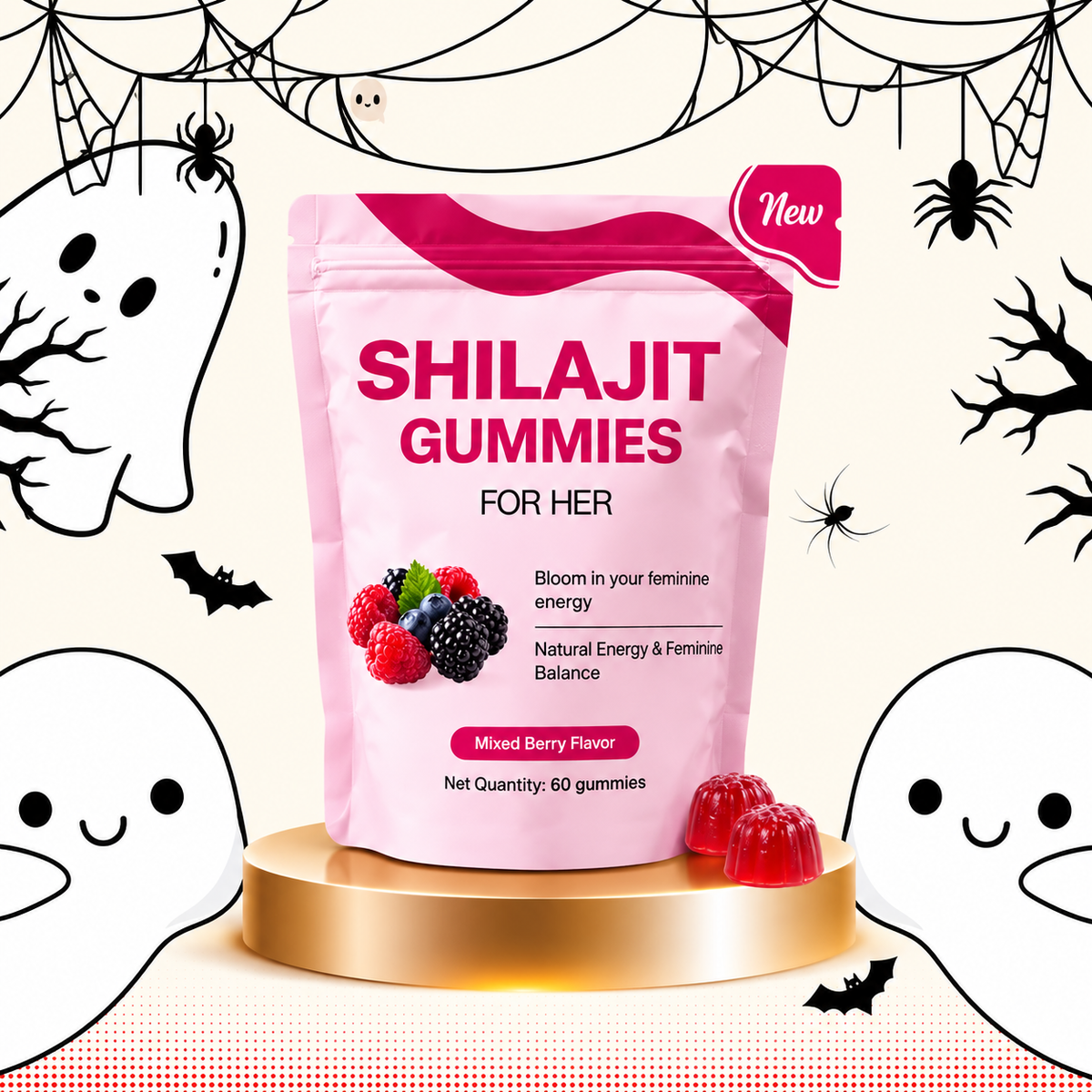 Shilajit Gummies for Her – Energy, Mood & Vitality