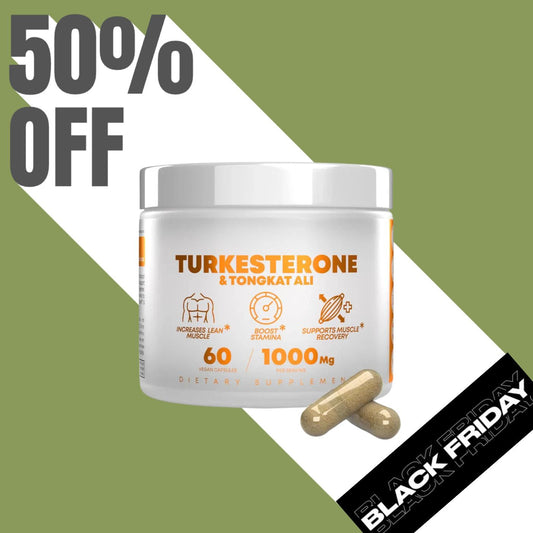 Turkesterone & Tongkat Ali - Testosterone Capsules