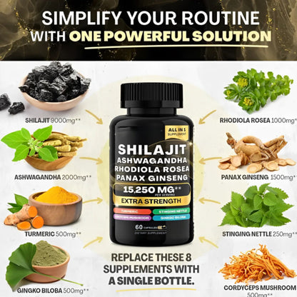 Energy Boost Bundle – Shilajit + Sea Moss Capsules