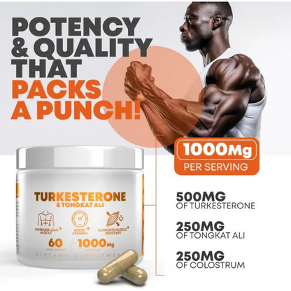 Turkesterone & Tongkat Ali Capsules