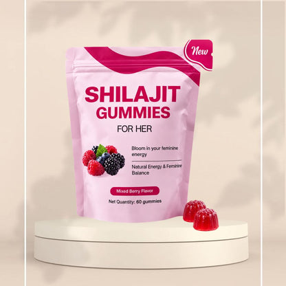 Shilajit Gummies for Her – Energy, Mood & Vitality